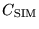 $ C_{\text {SIM}}$