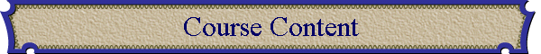 Course Content